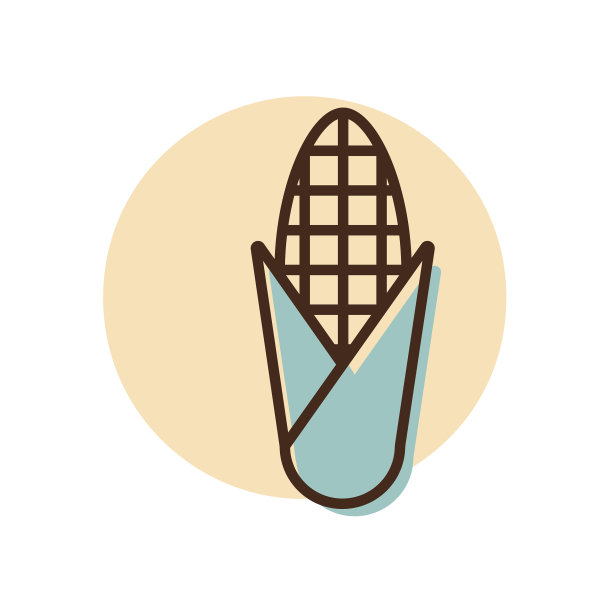 玉米穗子是蔬菜的象征图片下载