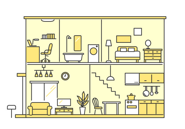 家居室内，家居设计，生活方式图片下载