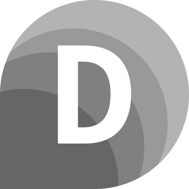字母d标志图标平面设计理念图片下载
