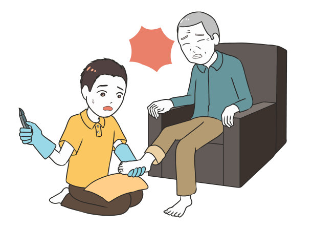 老年男性足部护理深甲男性护理图片下载