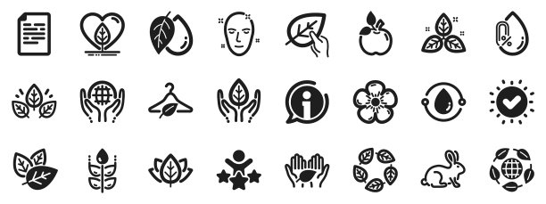 有机化妆品图标无酒精合成图片下载