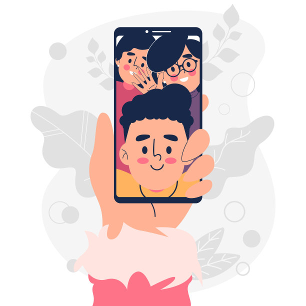 朋友视频通话设计图片下载