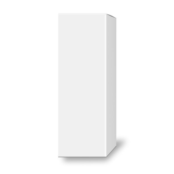 空白盒封面模型上的白色背景。图片下载