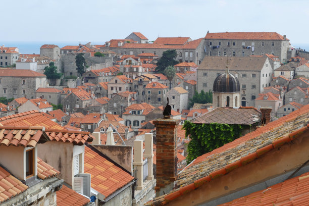 杜布罗夫尼克老城全景图片下载