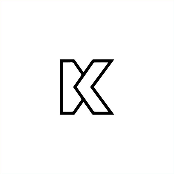 字母K标志设计模板图片下载