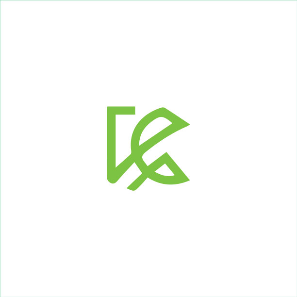 字母K标志设计模板图片下载