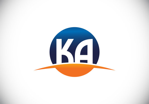 首字母k标志设计模板图片下载