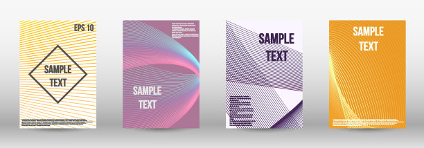 带线条的几何模板图片下载