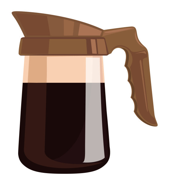 矢量插图的咖啡壶。图片下载