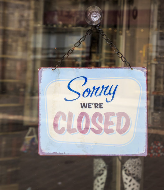 封闭通知- 2020年冠状病毒危机图片下载