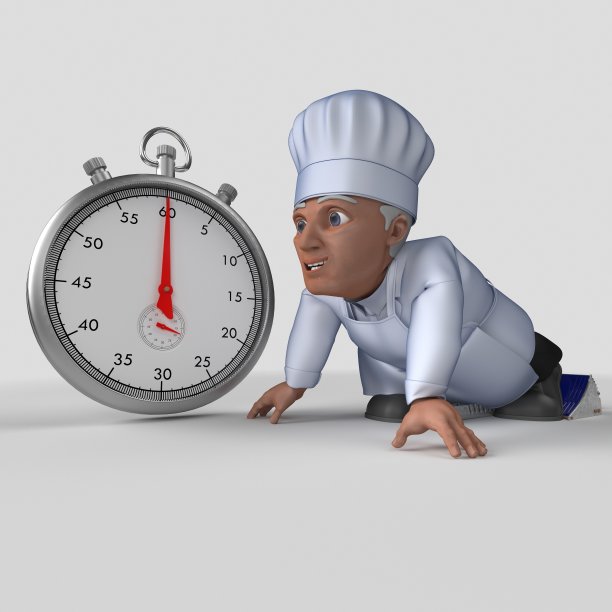 3D卡通面包师图片下载