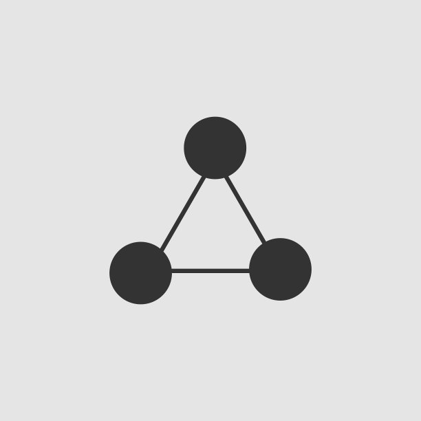 扁平分子图标图片下载