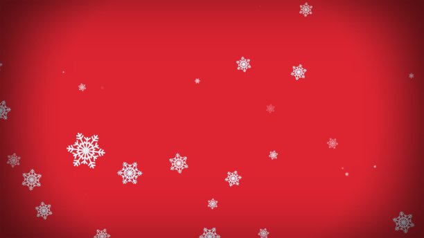 雪花在红色的背景下飘落。圣诞节，节日，冬天，新年，雪花，节日背景。三维渲染图片下载