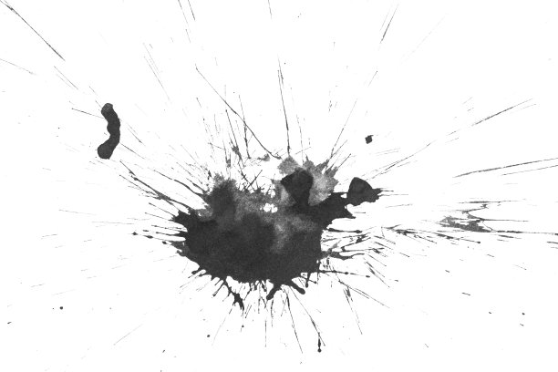 高分辨率的墨渍图片下载