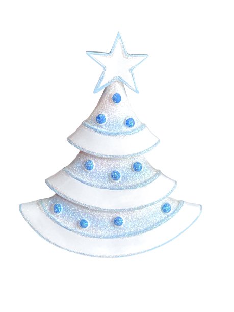 蓝色圣诞树图片下载