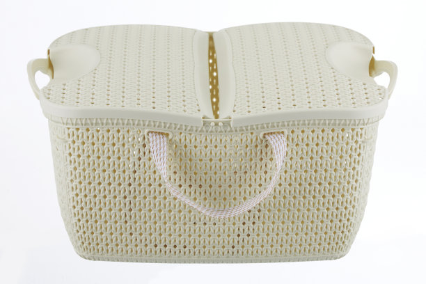 白色野餐篮图片下载