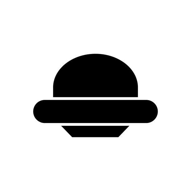 飞碟图标，飞碟标志孤立在白色的背景图片下载