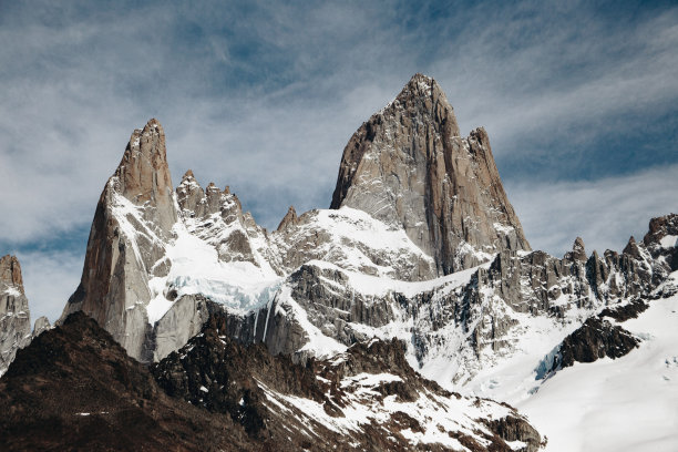 在巴塔哥尼亚菲茨罗伊山的风景图片下载