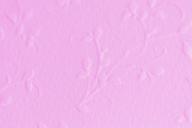 淡粉色纸与压花图案图片下载