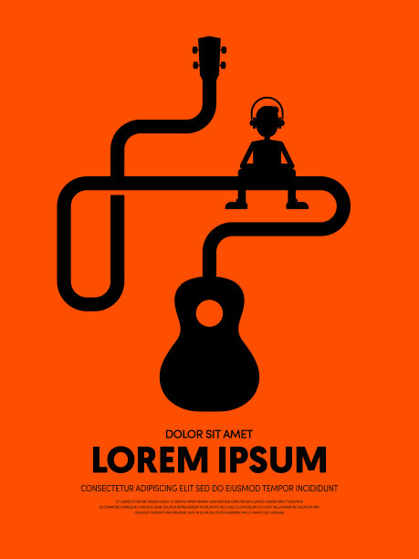 音乐现代复古复古抽象海报图片下载