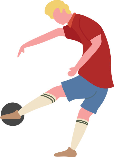 足球运动员平踢任意球图片下载