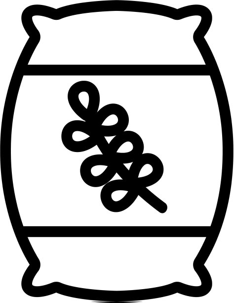 百里香味袋图标轮廓图片下载