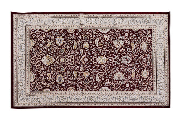 传统的土耳其羊毛地毯。手工和装饰。图片下载