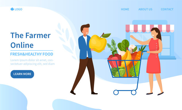 农民在线-新鲜健康的食品图片下载