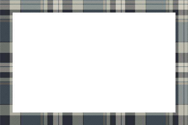 复古框苏格兰边界图案复古图片下载