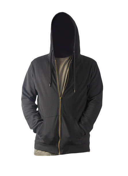 运动衫与铁拉链与帽衫和t恤孤立的白色背景。运动风格图片下载