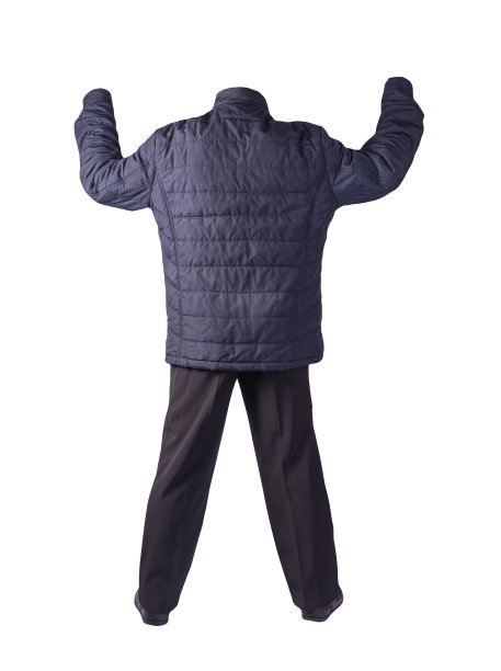 男夹克，裤子和皮鞋孤立在白色背景。图片下载