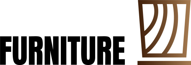 抽象的标志设计家具用简单的概念图片下载