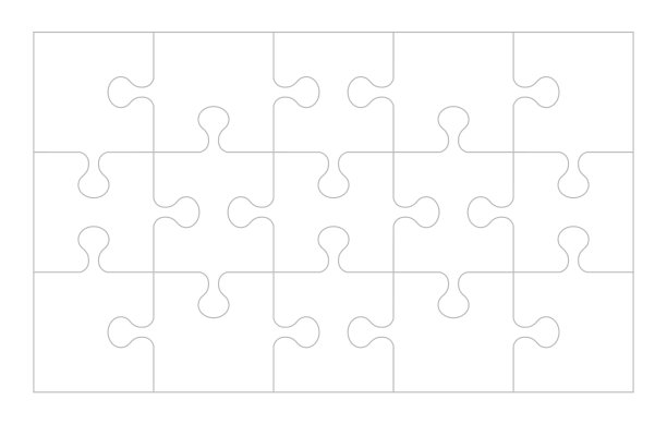 拼图背景横幅空白拼图部分图片下载