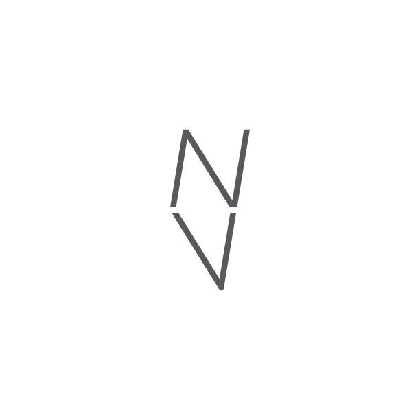 字母NV或VN标志设计模板图片下载