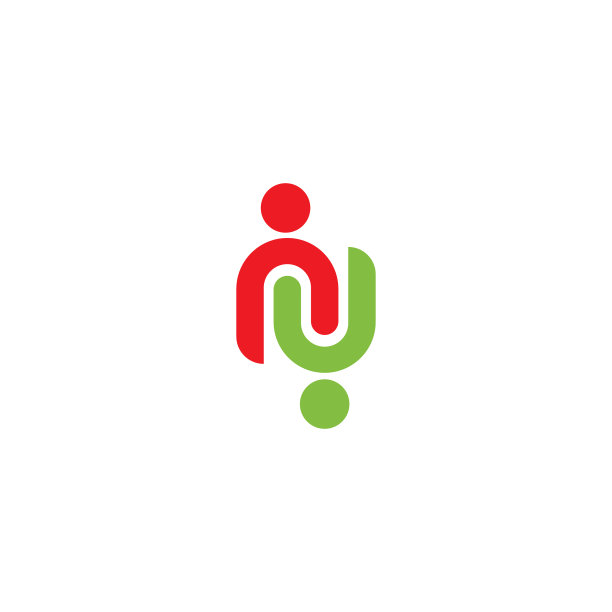 字母NV或VN标志设计模板图片下载