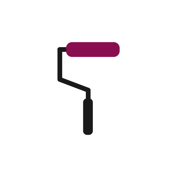 漆辊设计模板图片下载