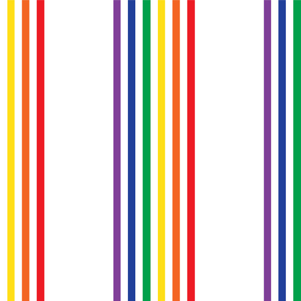 彩虹条纹无缝图案背景中图片下载