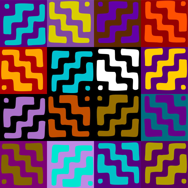 民族部落图案无缝的艺术形象图片下载