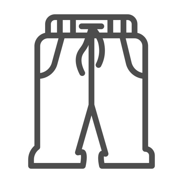 短运动裤系列图标运动服概念图片下载