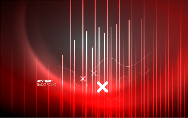 抽象背景-霓虹线设计图片下载