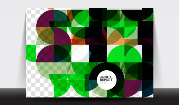 横向a4业务传单年度报告图片下载