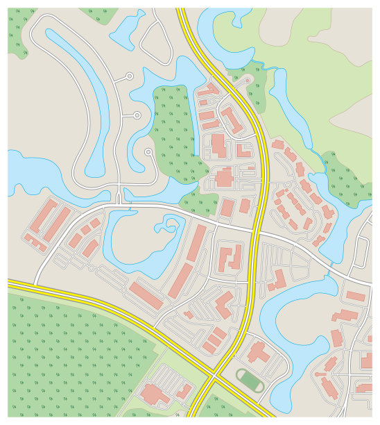 抽象详细彩色地形图图片下载