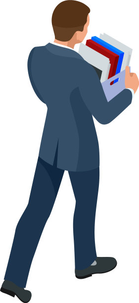 等距商人孤立写解雇图片下载