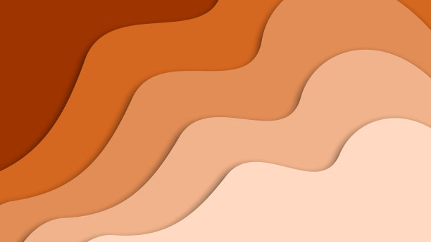 3d抽象背景和剪纸形状图片下载