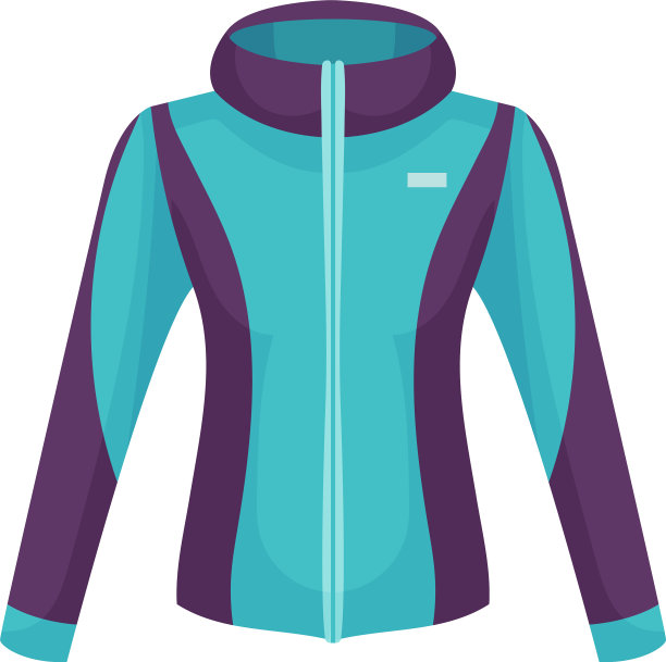 运动拉链运动夹克与长袖图片下载