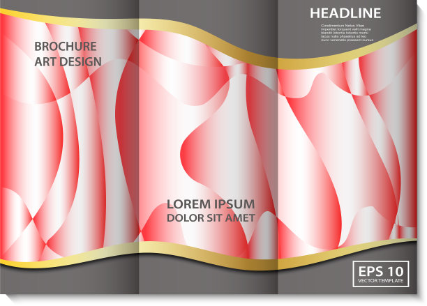 宣传册模板与性感的颜色和图片下载