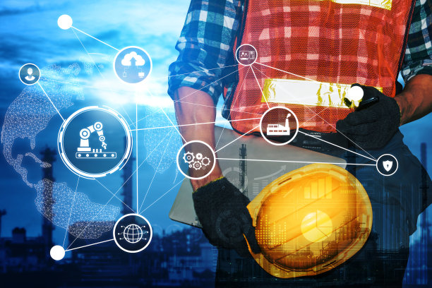 工程技术和工业4.0智能工厂概念图片下载