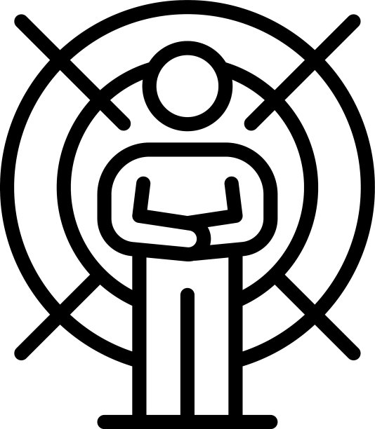目标人图标轮廓风格图片下载