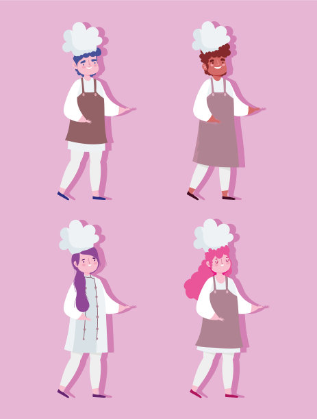 女厨师专业职业图片下载