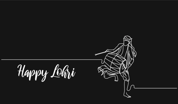 印度旁遮普，洛赫里节日快乐图片下载